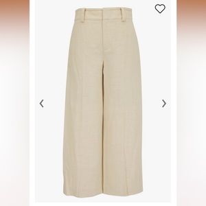 VINCE cropped twill pants